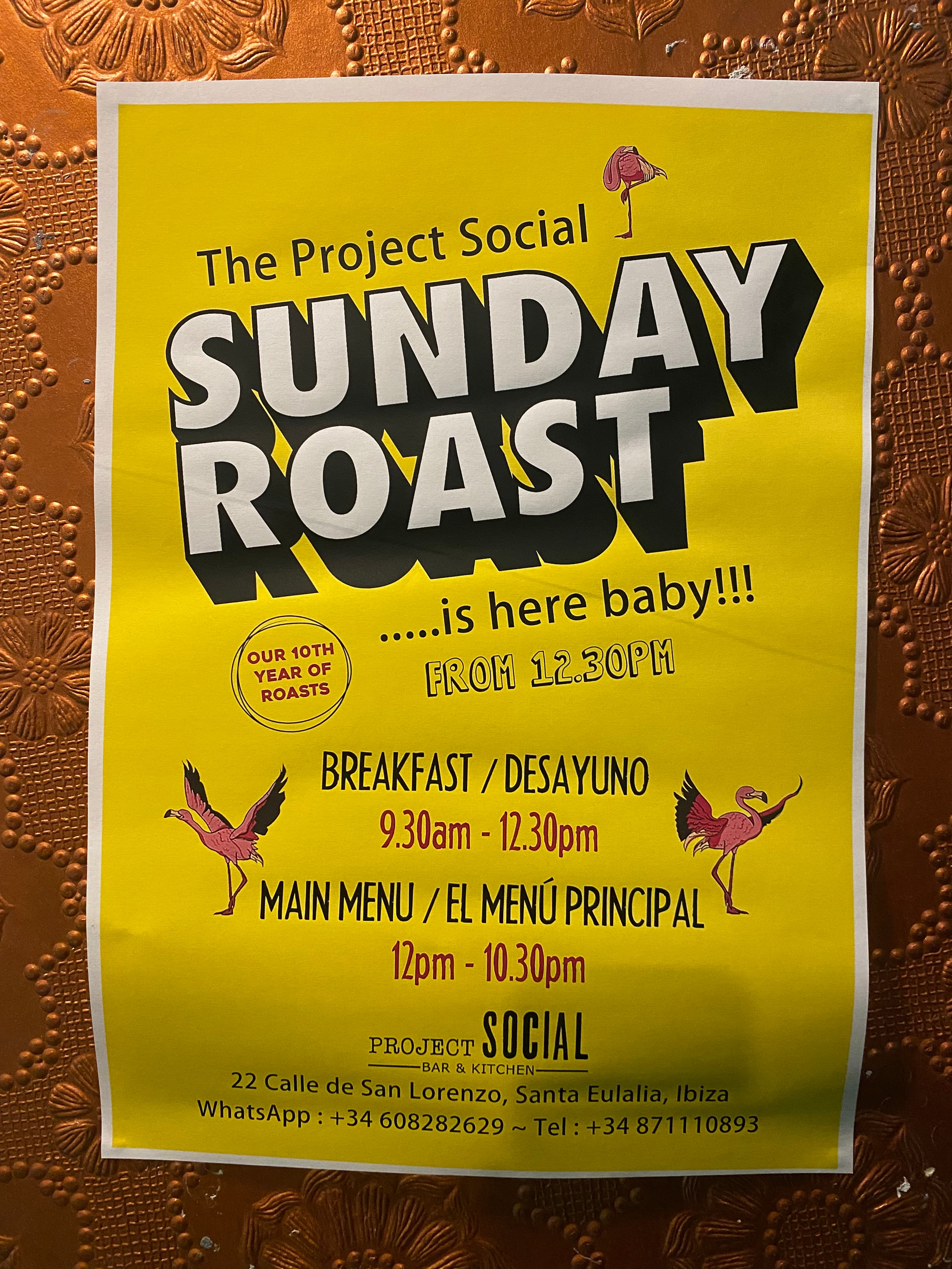 The Project Social Sunday Roast