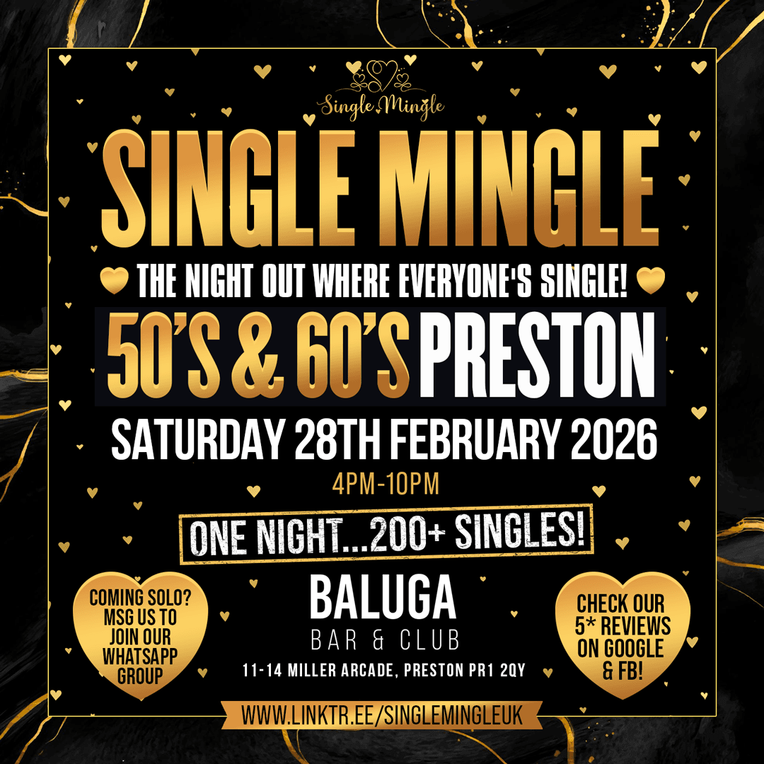 Single Mingle - 50's & 60's - 28th February 2026!