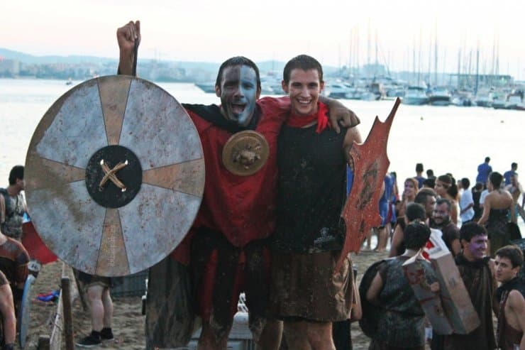 Romans v Carthaginians in the war of the tomatoes