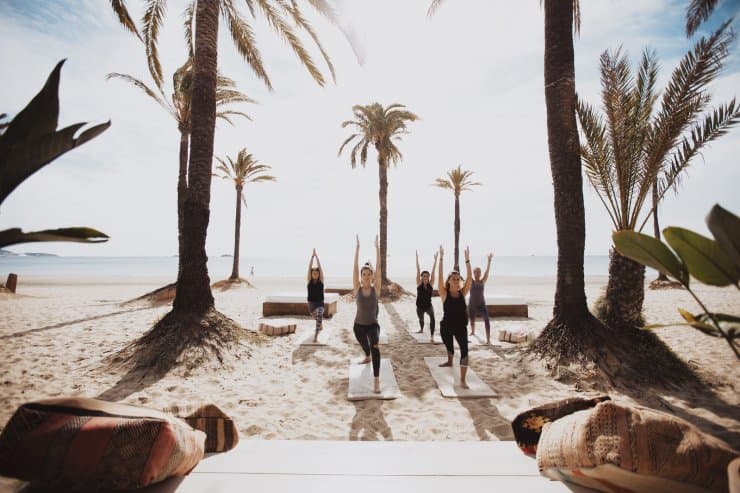 Beach Yoga at Beachouse