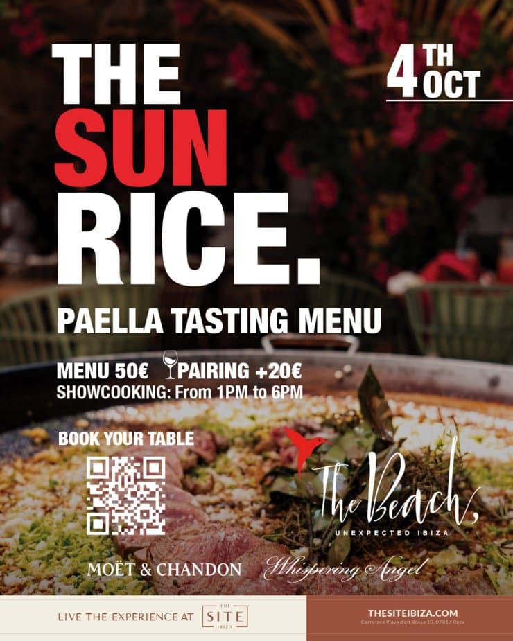 The Sunrice Paella Showcooking at The Beach, Unexpected Ibiza