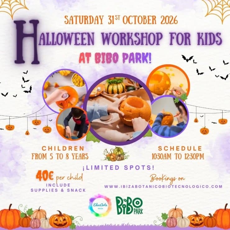 Children's Halloween workshops at BiBo Park
