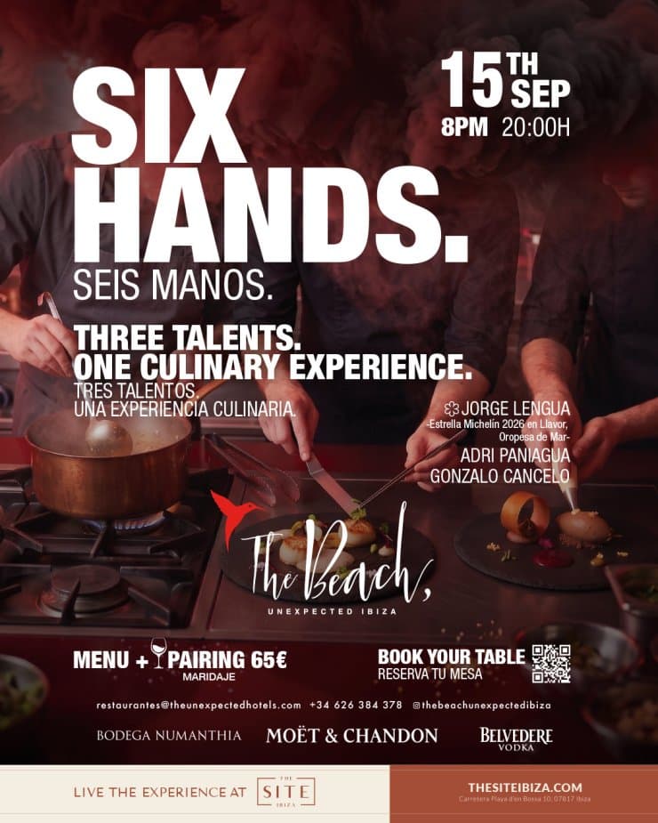 Six Hands at The Beach, Unexpected Ibiza