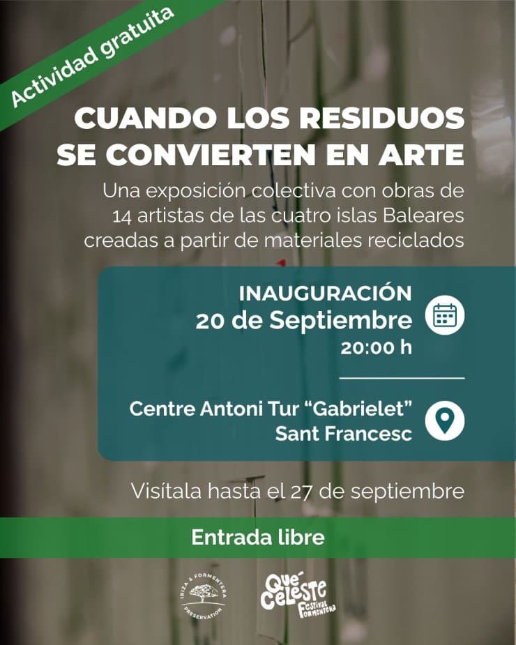 Balearic Recycled Art Exhibition in Formentera