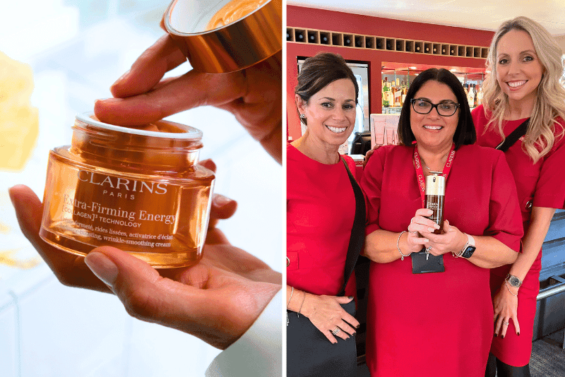 An evening of beauty with Clarins