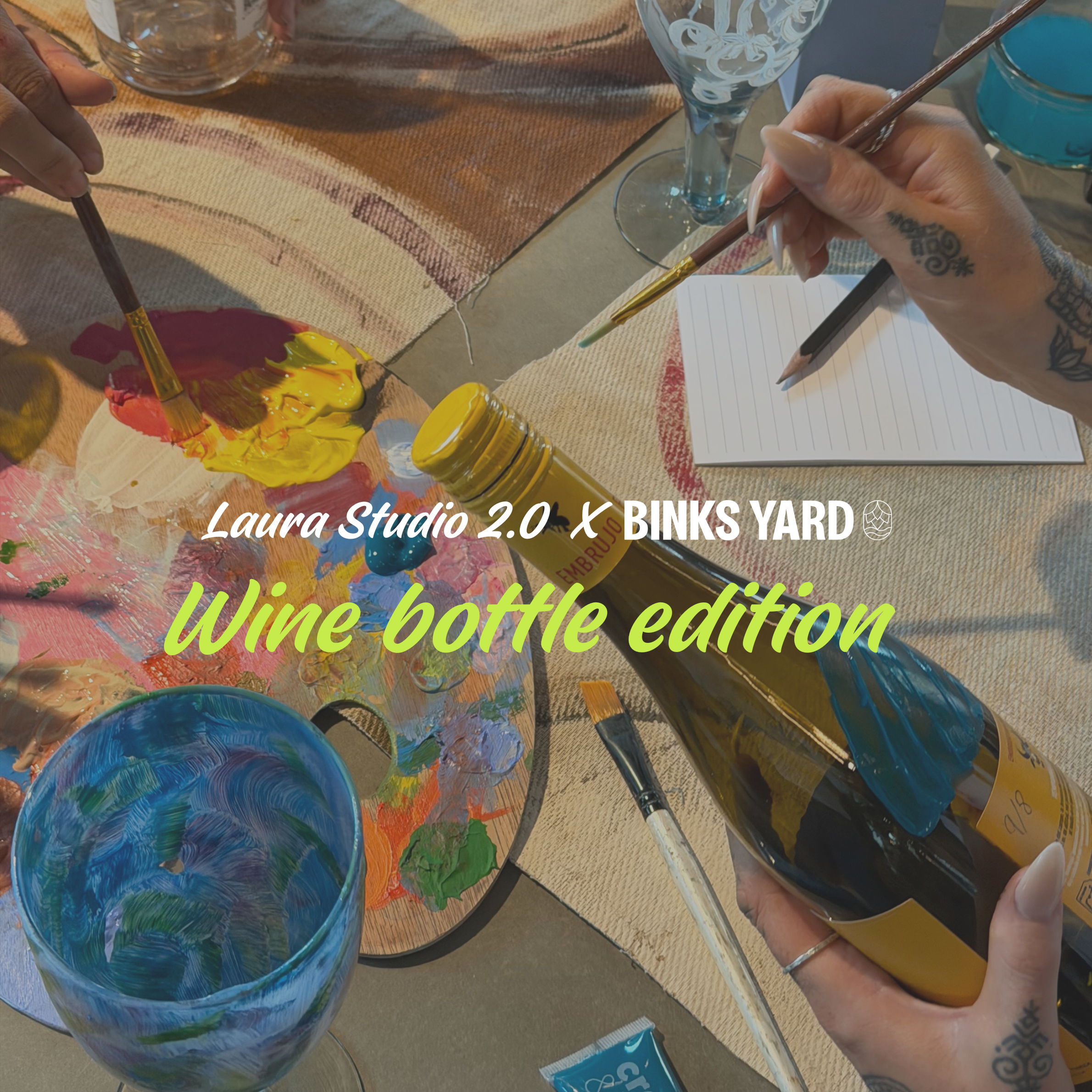 Binks x Studio 2.0 Paint n Sip – Wine Bottle Edition
