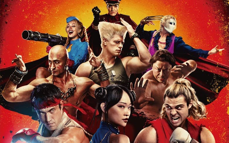 Street Fighter + Play the game on the cinema screen!