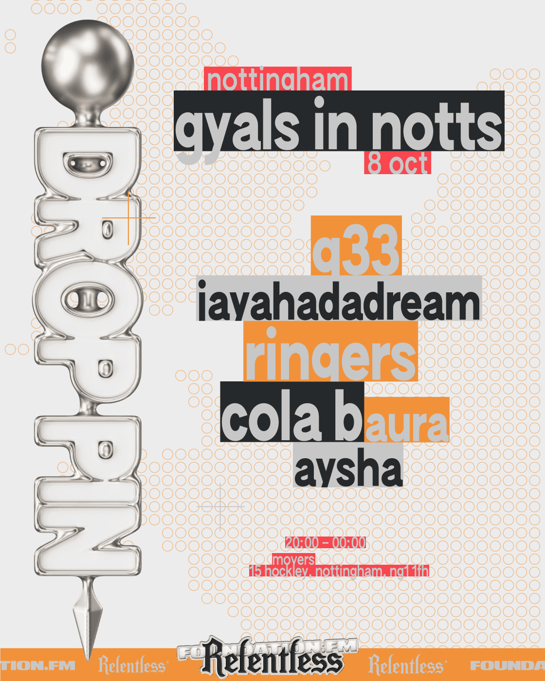 foundation.fm presents Drop Pin x Gyals