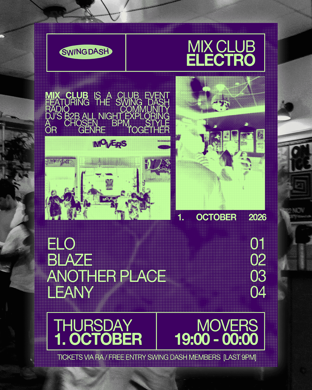 mixclub: electro with Blaze, Elo, Another Place & Leany