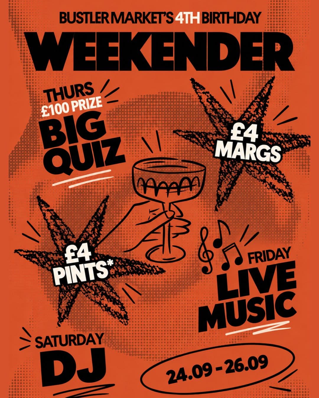 Bustler Market’s 4th Birthday Weekender