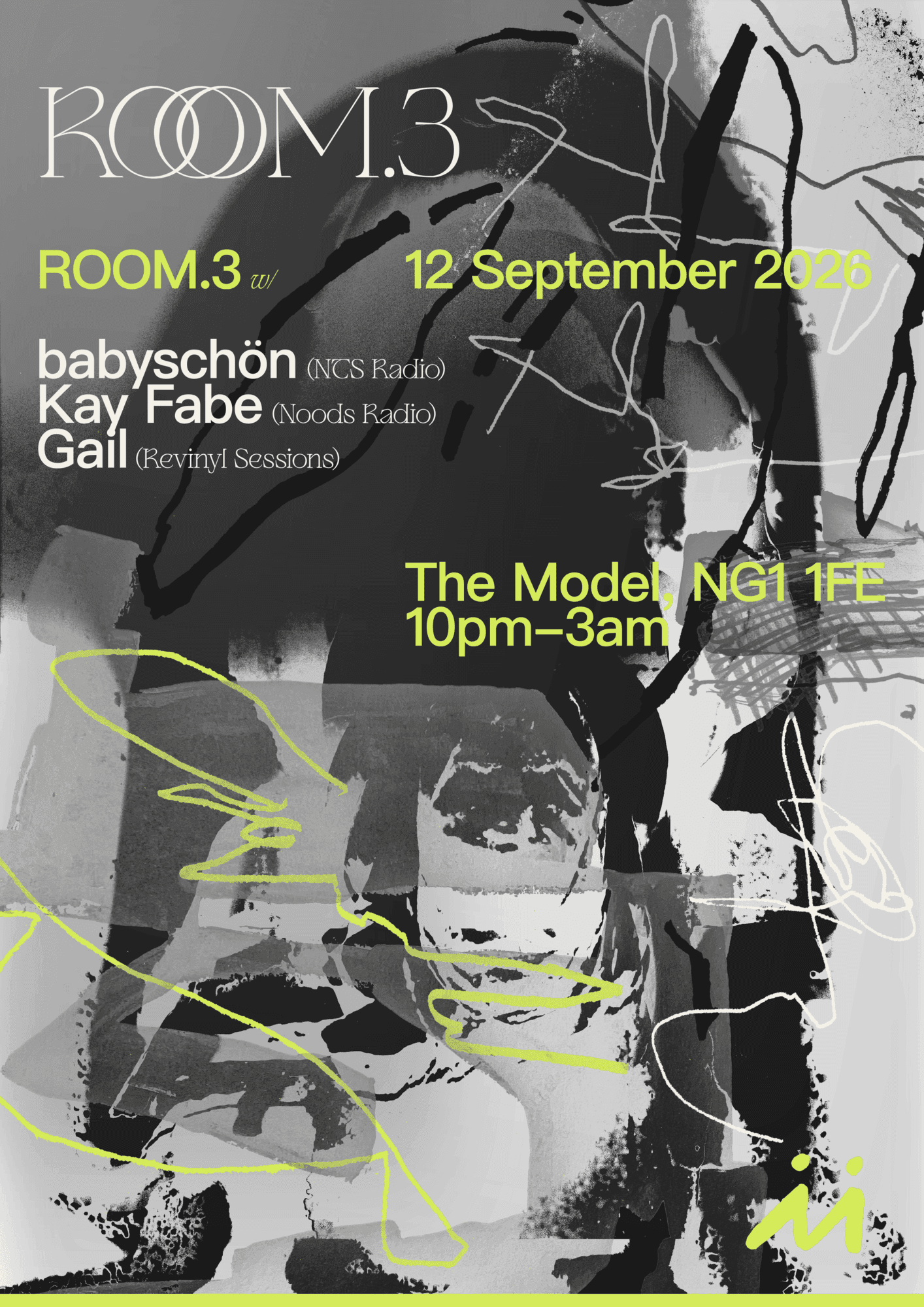 ROOM.3 with babyschön, Kay Fabe + Gail