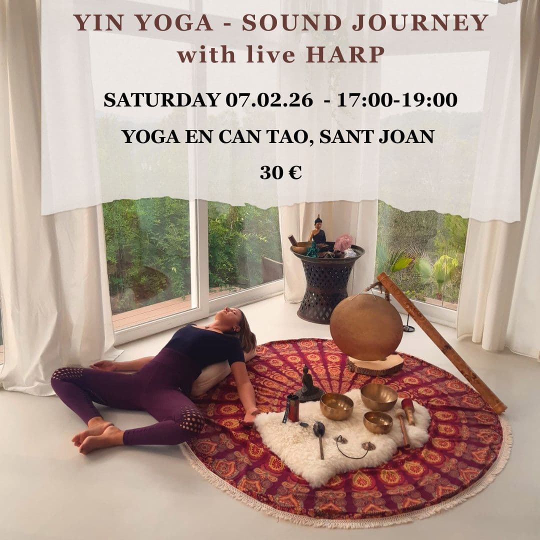 Yin Yoga Sound Journey with live Harp