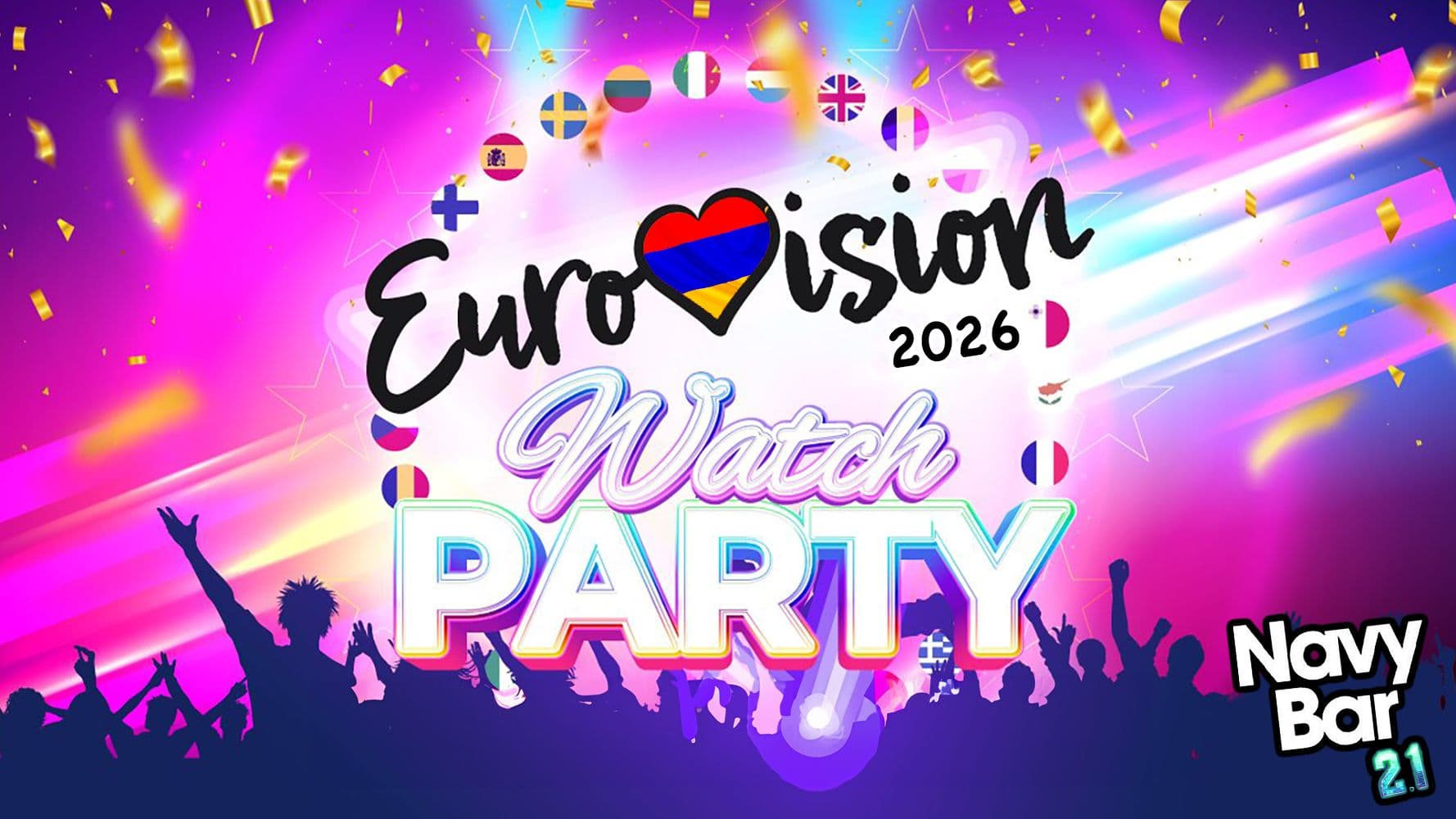 Navy Bar 2.1 hosts... Eurovision Party - The Main Event ( Saturday )