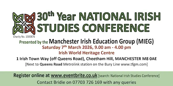 National Irish Studies Conference 2026