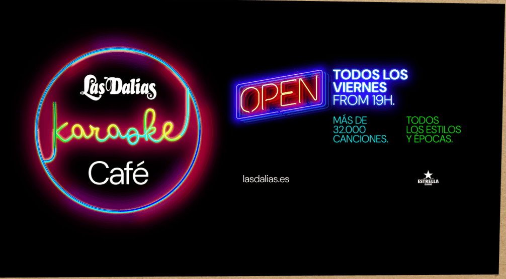 Karaoke en Las Dalias Café