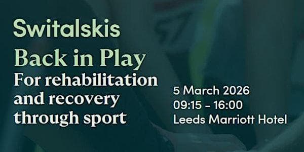 Back in Play: For rehabilitation and recovery through sport