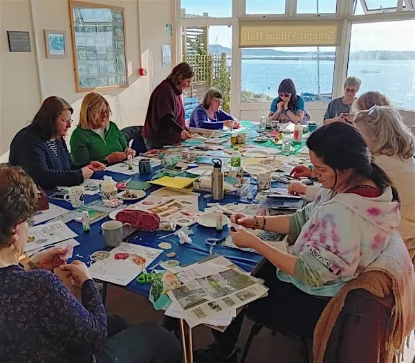 Collage Club at Stanpit Village Hall