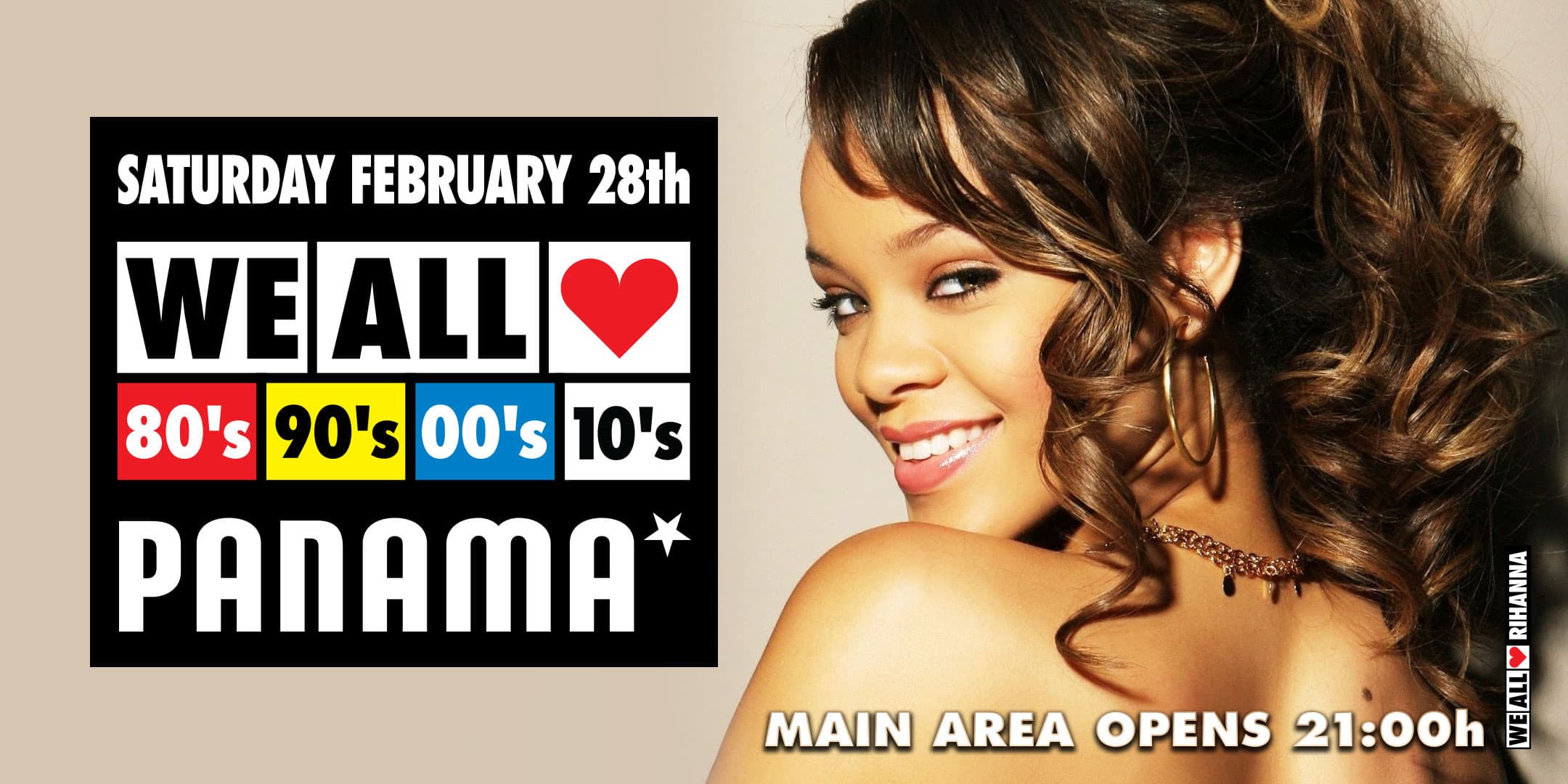 We All Love 80's 90's 00's 10's - Panama