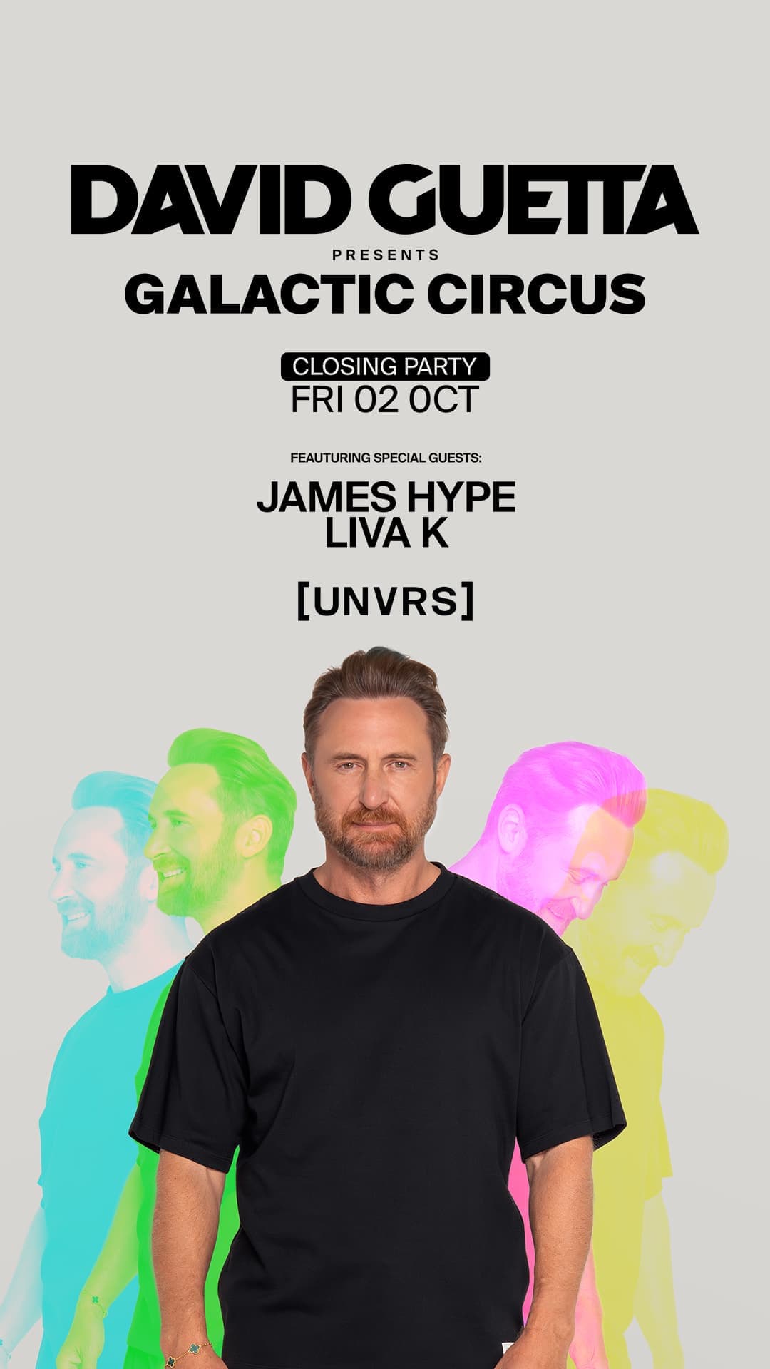David Guetta Galactic Circus Closing Party