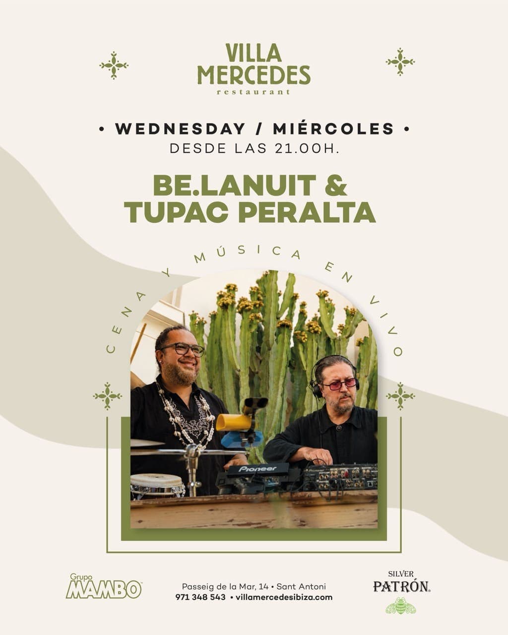 Be.Lanuit y Tupac Peralta en Villa Mercedes