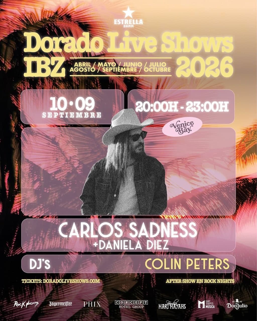 Concierto de Carlos Sadness Para Despedir Los Dorado Live Shows
