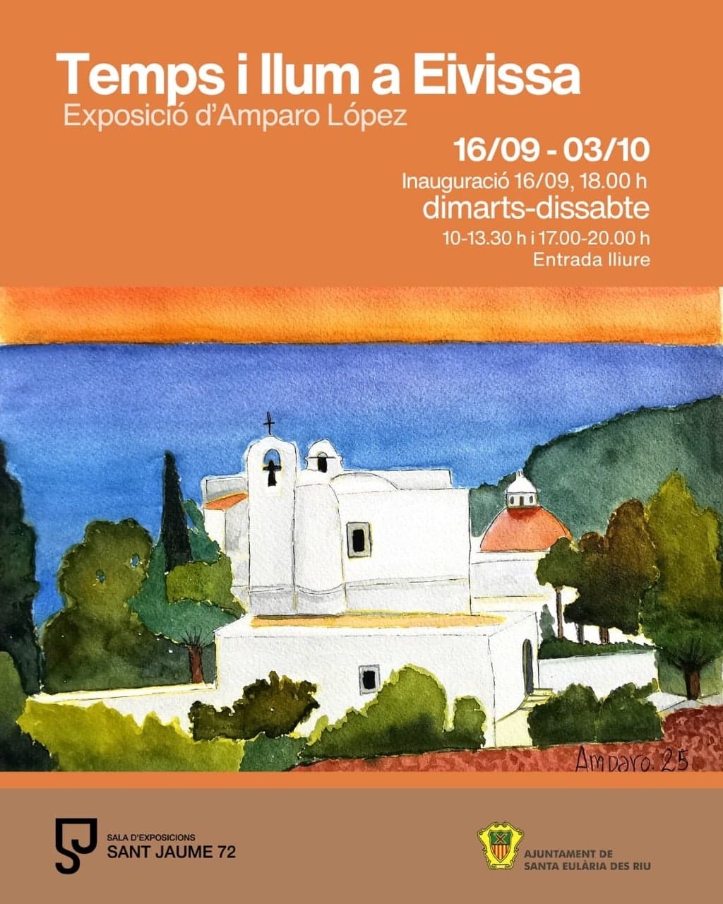 Tiempo y Luz en Ibiza, Exposición de Amparo López