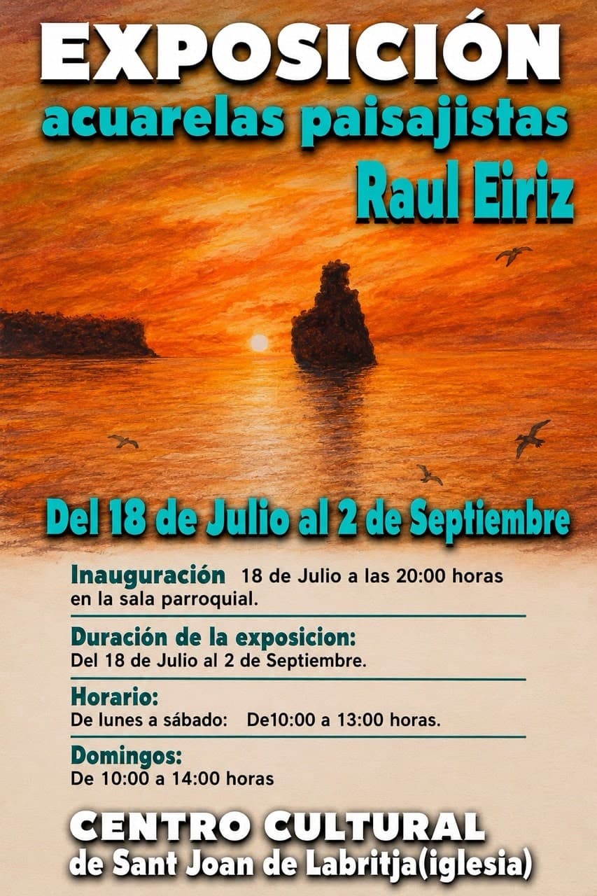 Raúl Eiriz Exhibition at Sant Joan Cultural Center