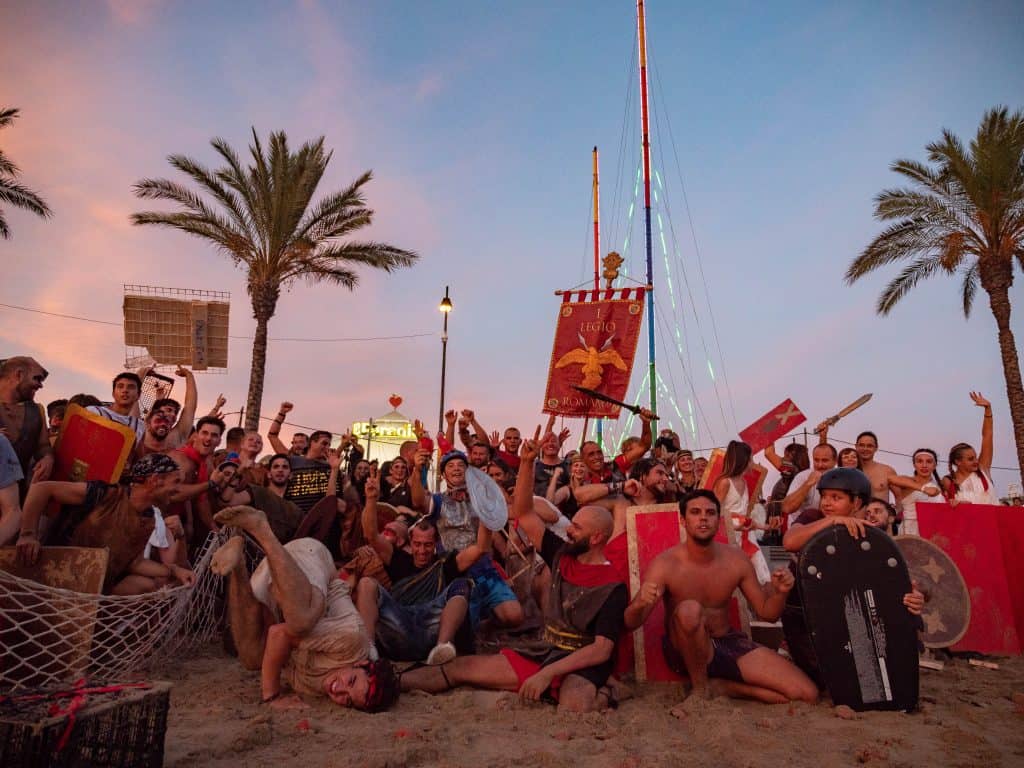 Battle of Carthaginians and Romans San Antonio