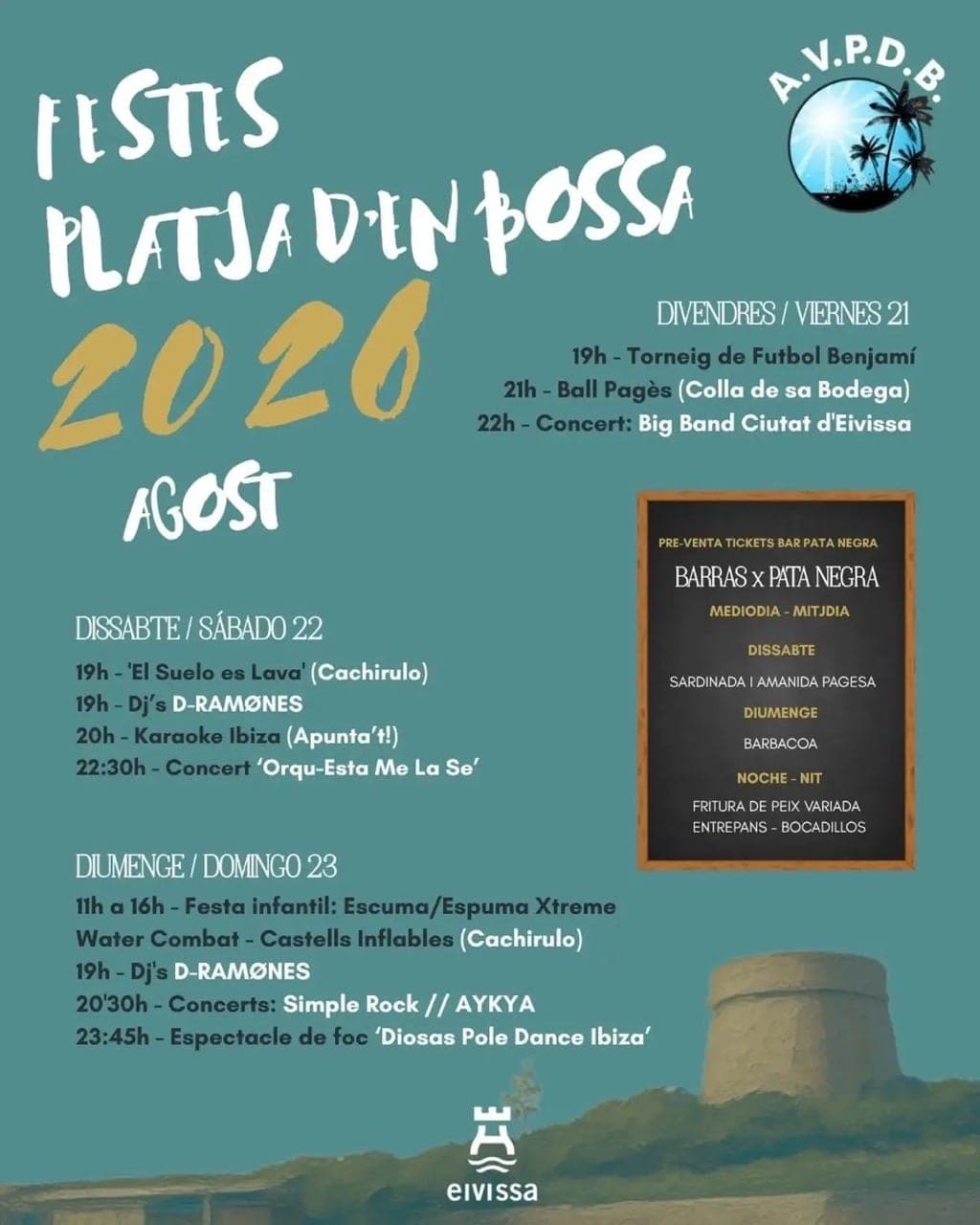 Festivities In Playa D'en Bossa