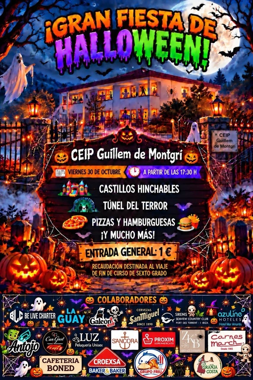 Halloween en CEIP Guillem de Montgrí