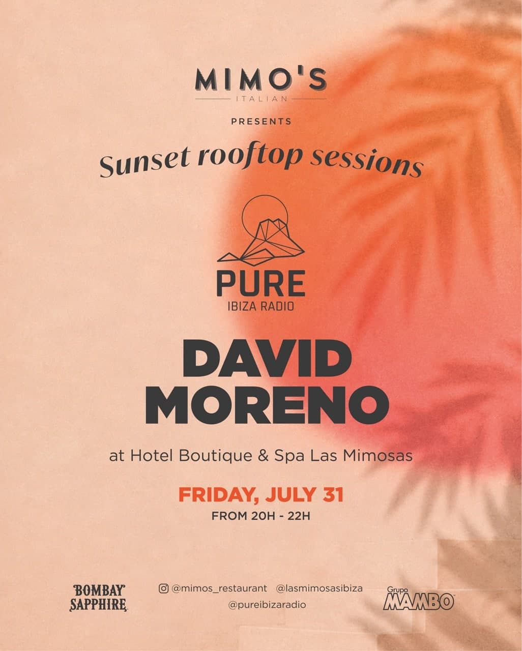 Sunset Rooftop Sessions at Las Mimosas Ibiza