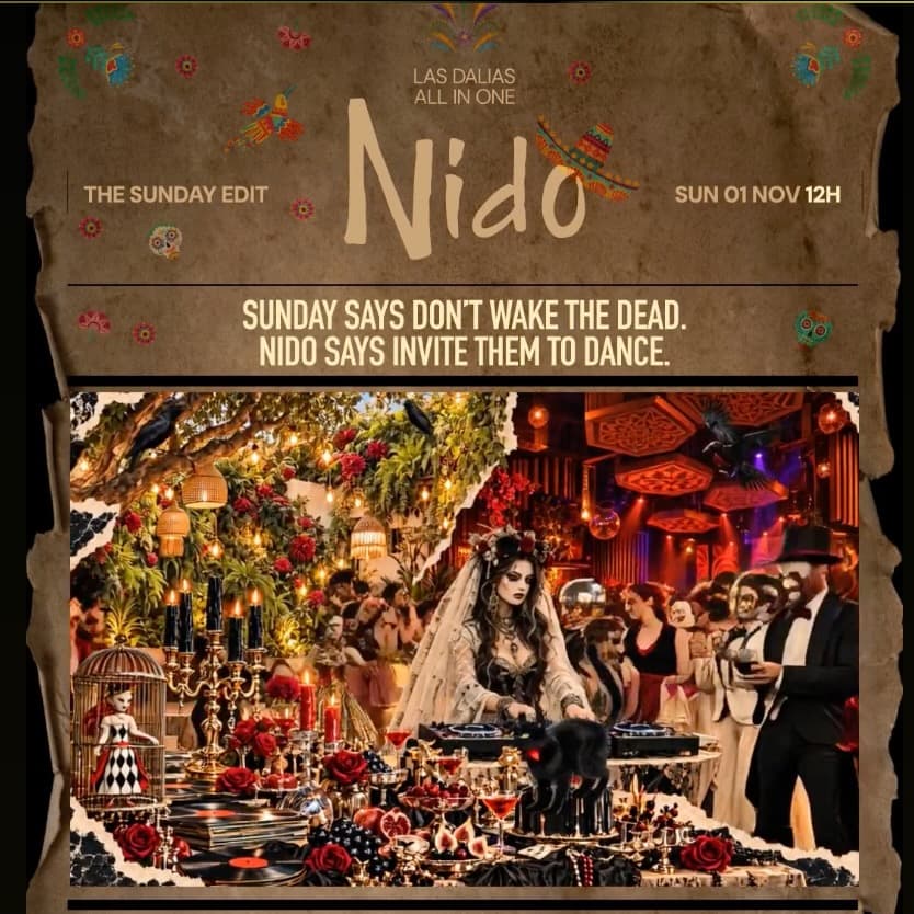 Nido x Día de Muertes at Akasha Ibiza